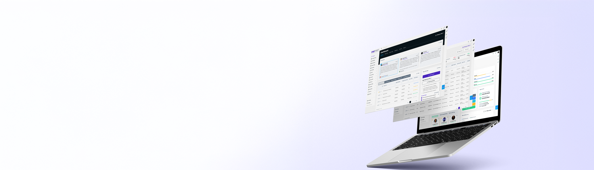 Cấu trúc phần mềm CRM Profast